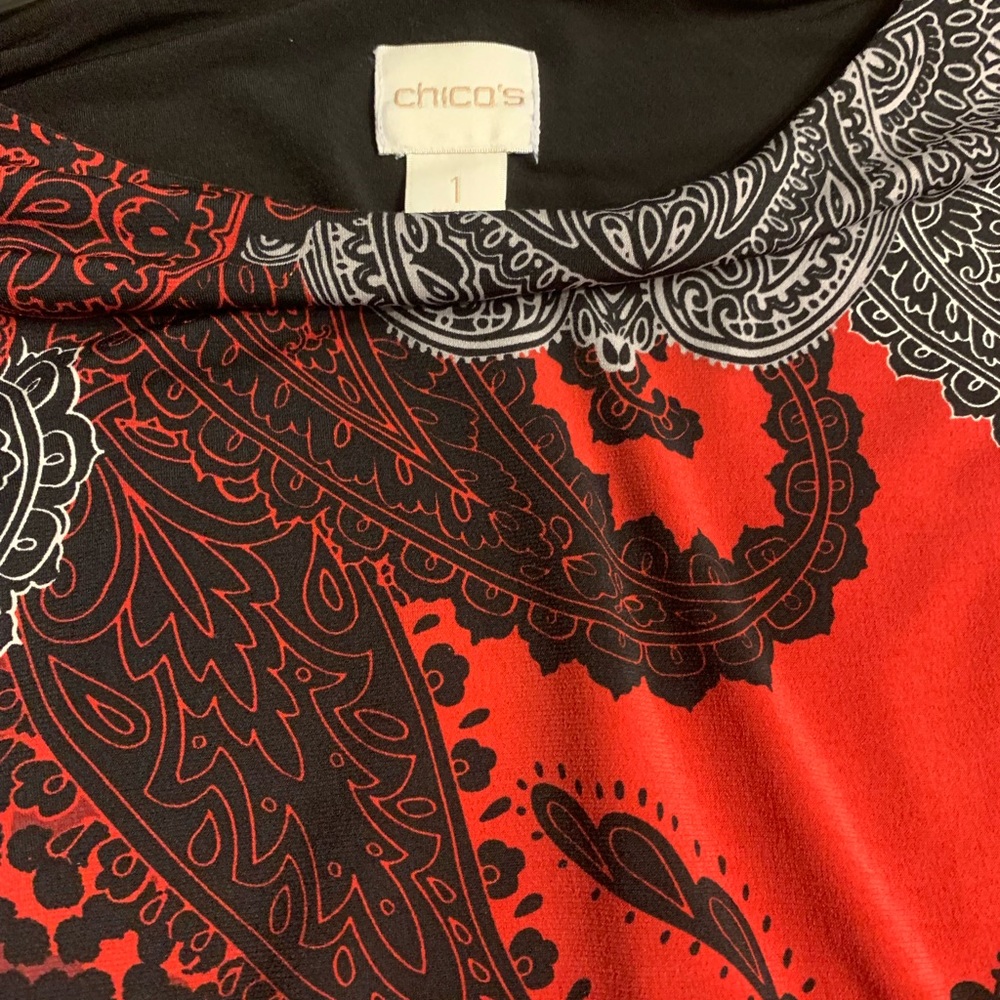 Gorgeous Chicos dress. Chico’s Size 1. Barely worn. - Picture 3 of 4